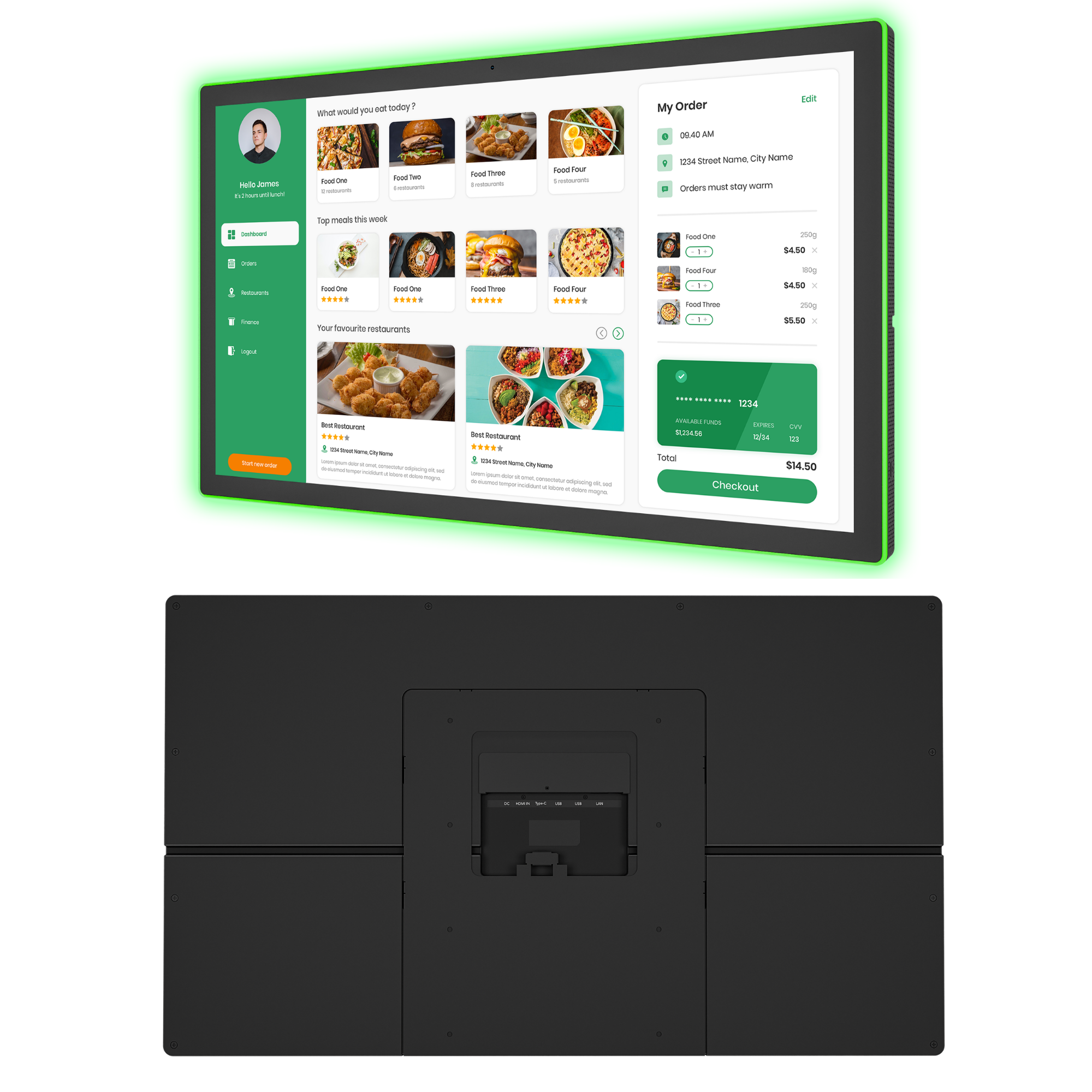 24" Edge-Light Tablet